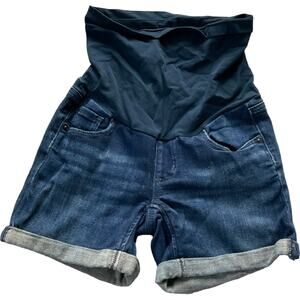 EUC A Pea In The Pod Denim jeans Maternity Shorts Size XS